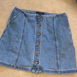 Forever 21 denim skirt large